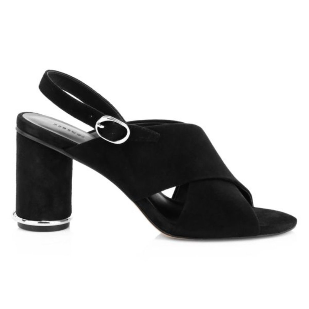 Rebecca Minkoff Aaiden Suede Slingback Sandals - Size 8 - Comfy and Classy!